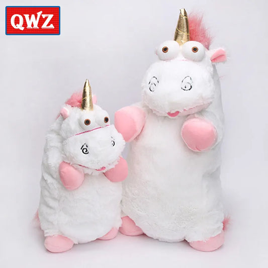QWZ 56-15cm Fluffy Unicorn Plush Toy Soft Stuffed Animal Unicorn Plush Dolls Juguetes de Peluches Bebe For Kids Christmas Gifts