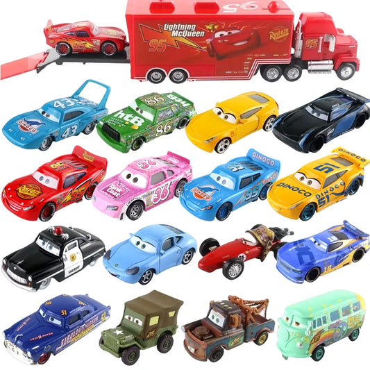 Cars Disney Pixar Cars Toy PISTONCUP Lightning McQueen Alloy Metal Model Car 1:55 Metal Die Casting Toys Vehicles Children Gifts