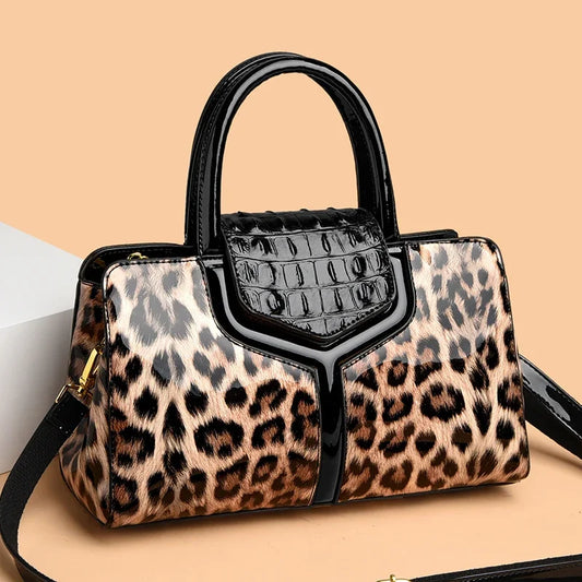 2023 Multiple Styles Leopard Pattern Leather Women's Handbags Luxury Fashion Lady Tote Bag Designer Shoulder Messenger Bags Sac