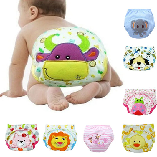 Cotton Baby Reusable Diapers Washable Cloth Diaper Cover Children Baby Nappies Baby Swim Nappy Training Pants
