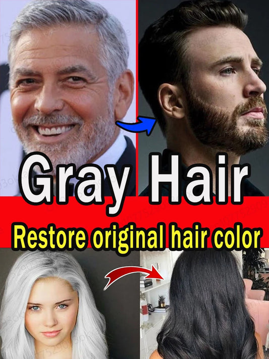 Anti-grey hair essence, restore natural hair color and restore healthy hair